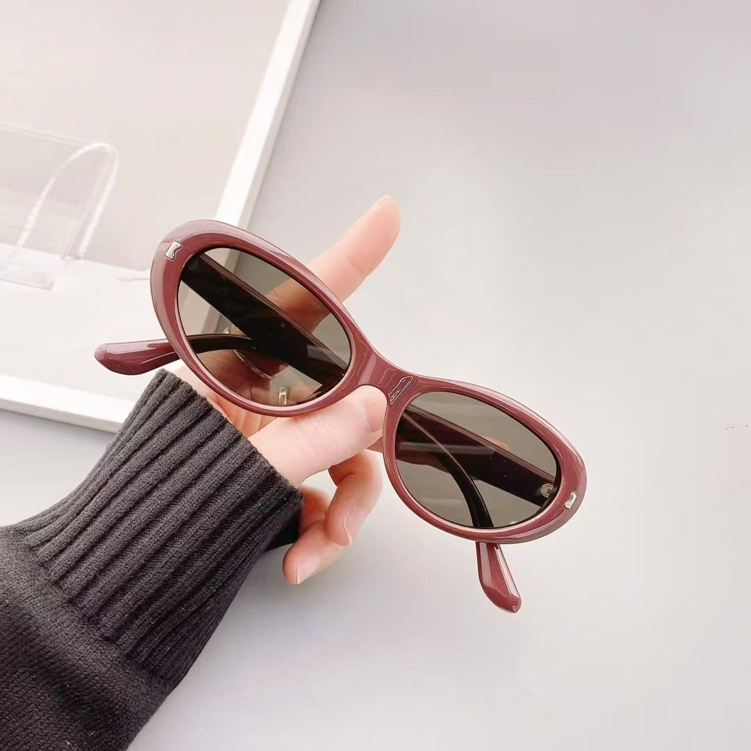 

New Stylish Women Sunglasses Oval Shape UV Protection Cool Sun Glasses Travelling Hiking Sunglasses Male