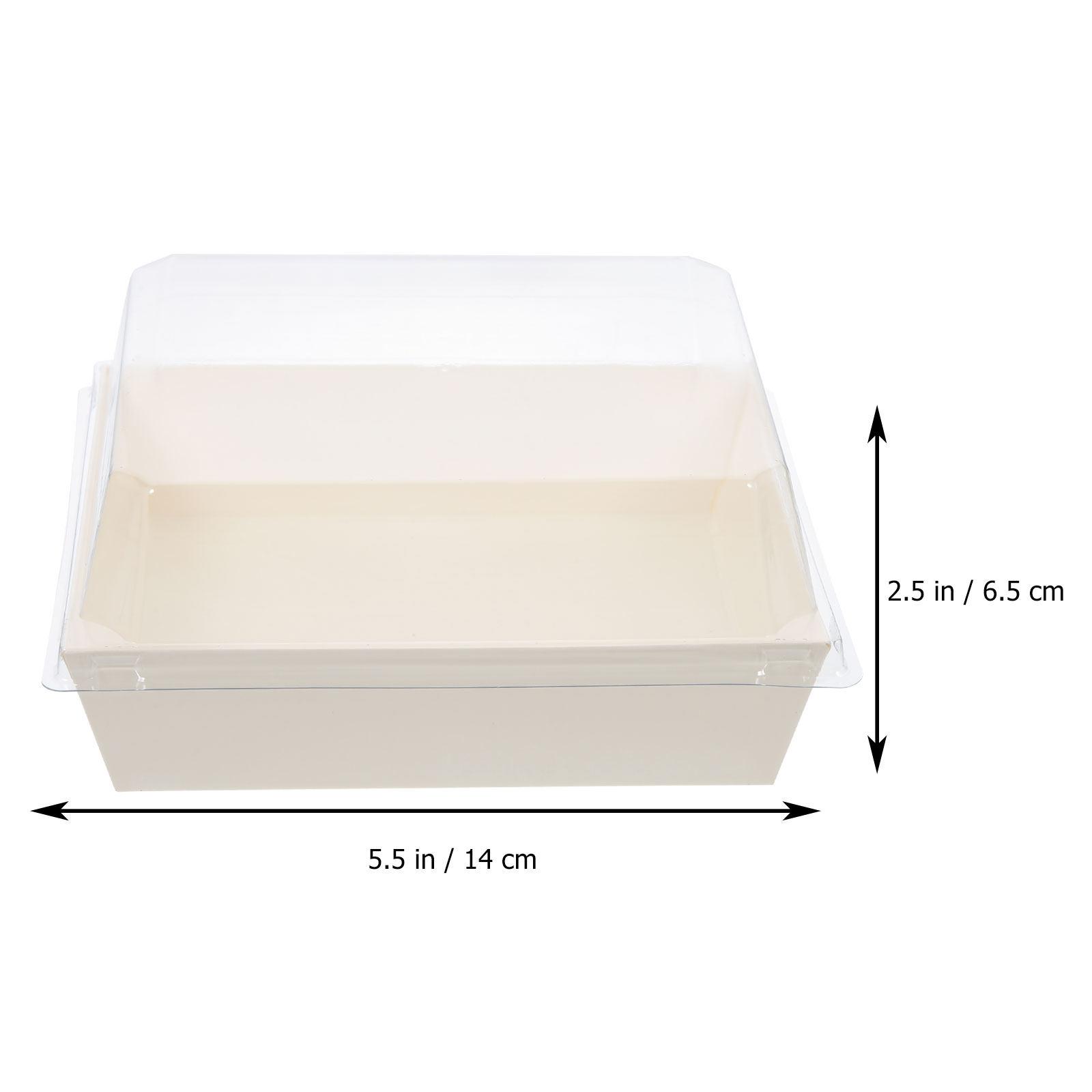 

50pcs Bakery Box Kraft Paper Cake Container With Transparent Window For Egg Tart Muffin Dessert Packaging Pastry Boxes Cupcake
