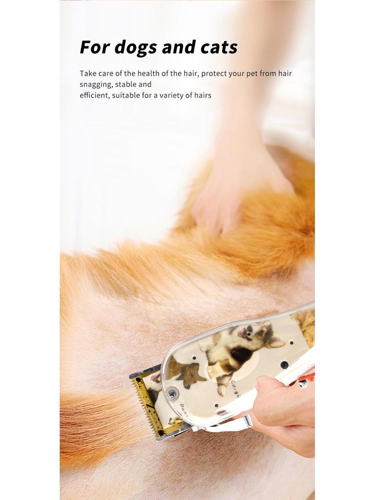 Professionelle elektrische Haarschneidemaschine mit verstellbarer Klinge, Friseurschere und Schnitzwerkzeugen