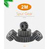 Flat Gear 2M-10/11/12/13/14/15/16/17/18/19/20T SC45# Carbon Steel  Cylindrical Gear  Height 20 mm High Frequency Quenching Teeth