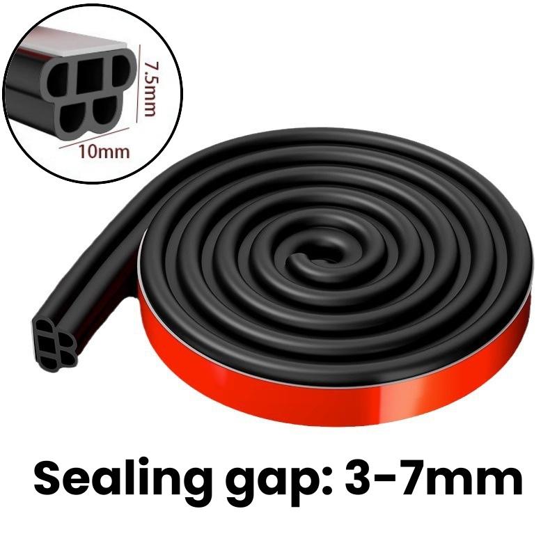 10/6/5M Security Door Sealing Strip Acoustic Foam Wind Proof Sliding Window Sealing Strip Door Frame Gap Acoustic Filler Strip 5m