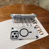 New U2 airbag holder Magnetic mobile phone case Apple 17PRO metal lens holder Suitable for 17AIR anti-drop case