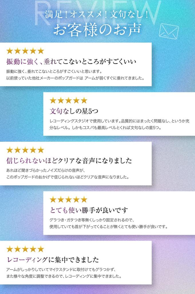 Pop Guard [No Droop] Improved Arm Reinforced Pop Blocker with Two Clamps Included (micawber)