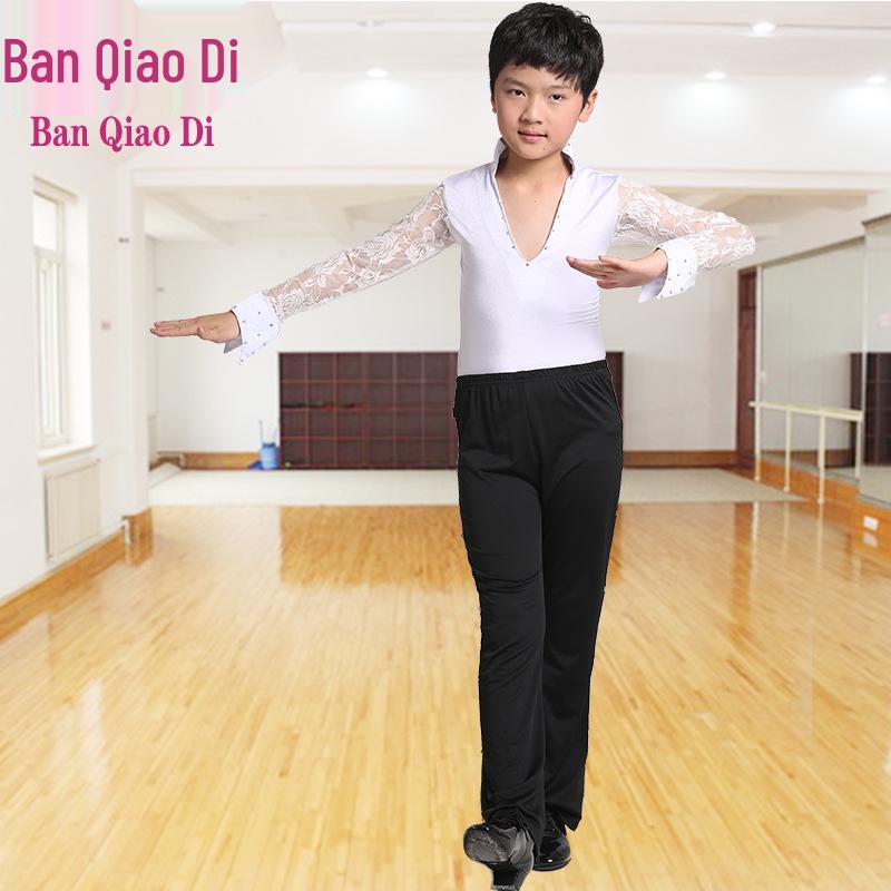 Children's Autumn Ballroom Dance Outfits: Boys' Latin Competition Costumes, Adult Sizes Available.