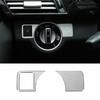 For Benz GLK 2009-2015 Silver Aluminum Headlight Lamp Switch Button Cover 2PCS