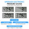 WEST BIKING Bike Pump High Pressure Digital Gauge Hose MTB Road Portable Bicycle Pump Schrader Presta Valve Cycling Hand Pump