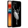 Ballerina Girl Phone Case For Xiaomi Redmi Note 10 9 Pro Max 10S 10T 9A 9C 9S 9T 8A 8T 8 7 Pro Soft TPU Black Cover