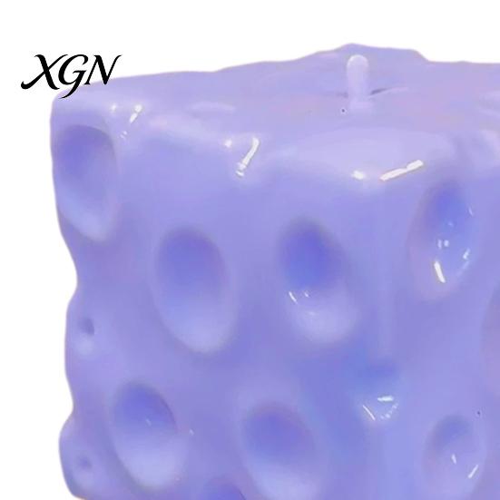 Cheese Sensory Tools Blueberry Squeeze Toy, Stress Relief Block Slow Soft Toy Rising Cube Pinch for Home Office Focus Aid Fidget