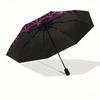 Flower of Life Mandala Decorative StickerUmbrella, Portable 3-Fold Umbrella for Men & Women,Christmas Gift ES69
