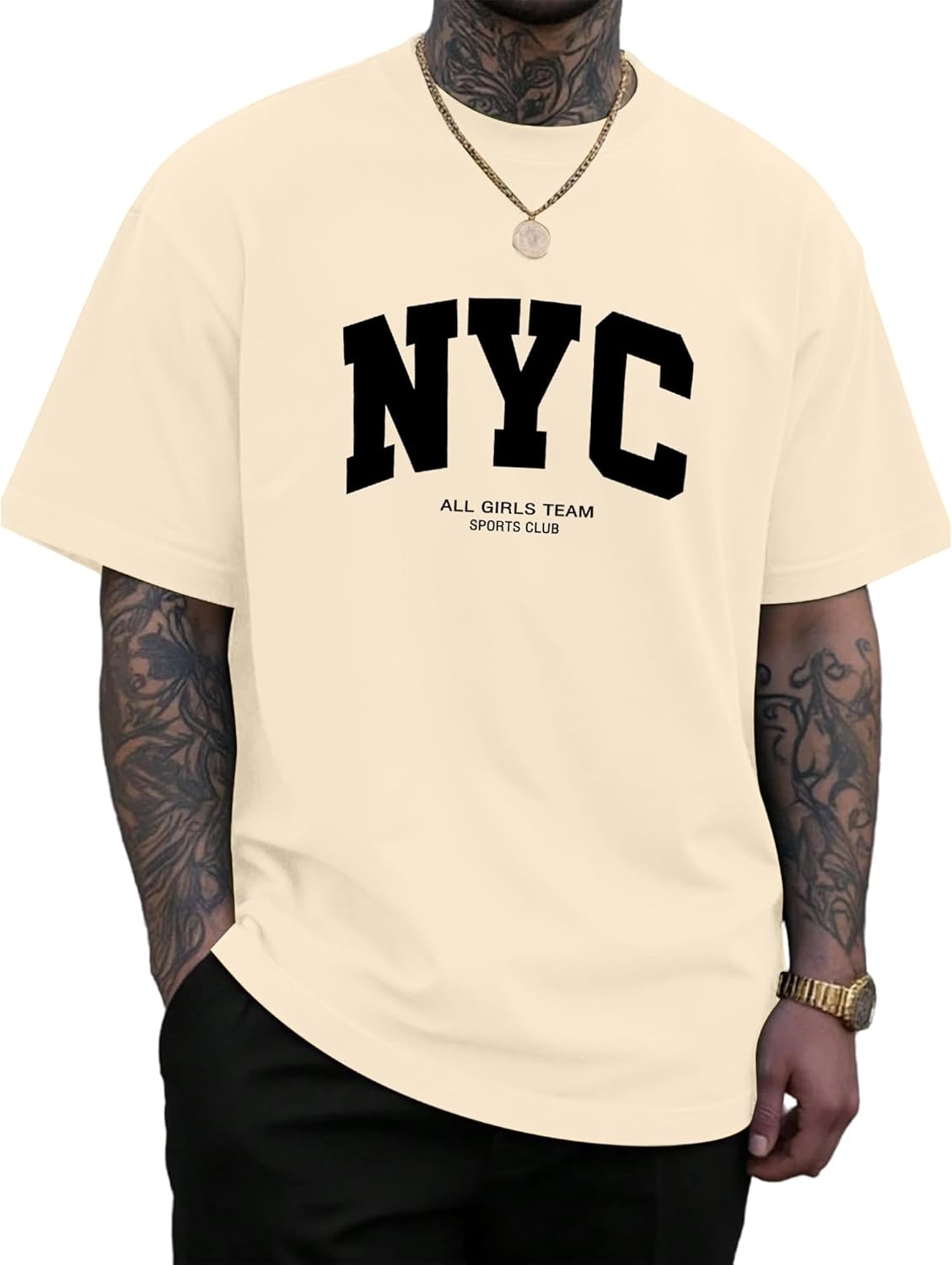 

KUYIGO Men s NYC Graphic Short Sleeve Tee New York City Souvenir T-Shirt Casual Summer Top S разноцветный