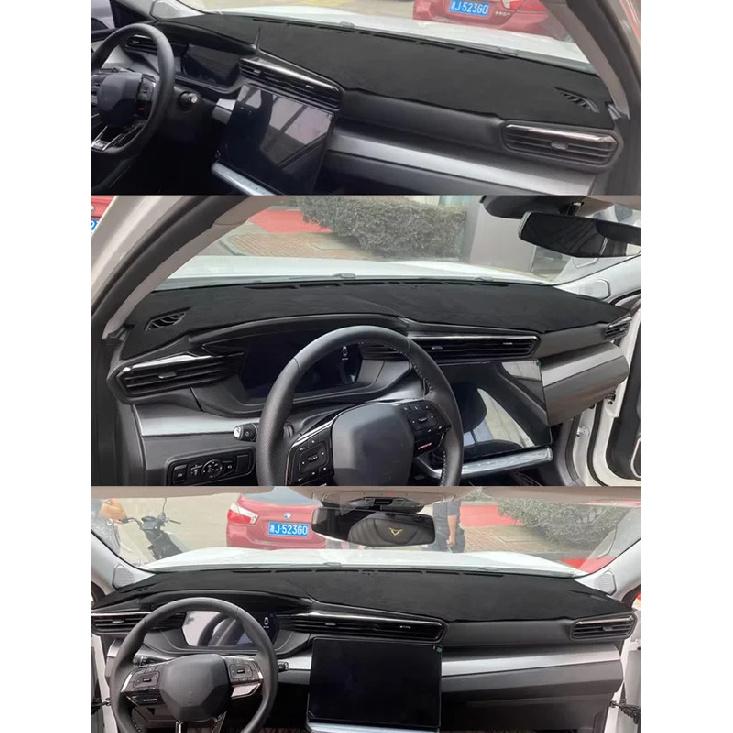 For Kaiyi Kunlun 300 500 iHD Dashmat Dashboard Cover trument Panel Pad Dash Mat Anti-Dirt Proof Ornaments