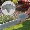 Garden Decorations  Fence  Plastic Splicing Gray  Fence Suitable For Flower Bed Or Garden Edge