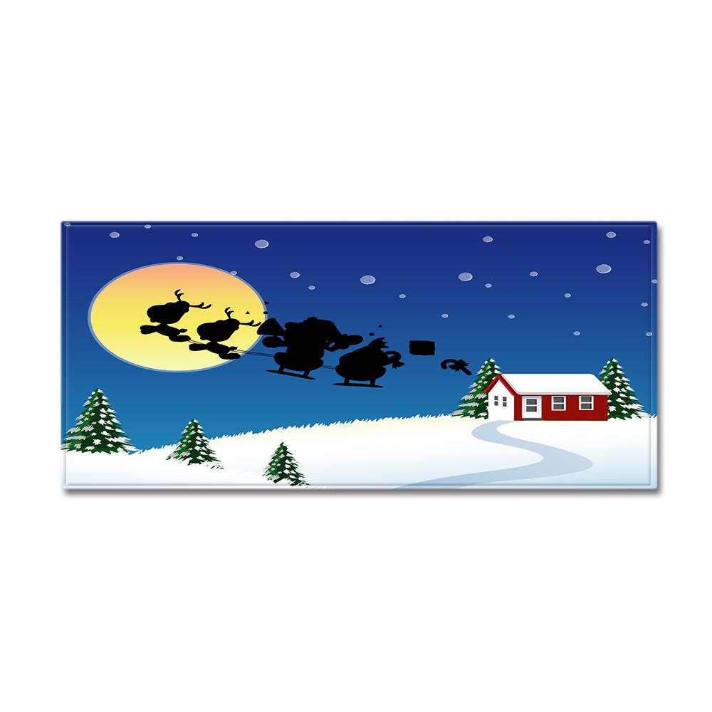 Christmas Kitchen Sand Carpet Doormat Long Floor Mat
