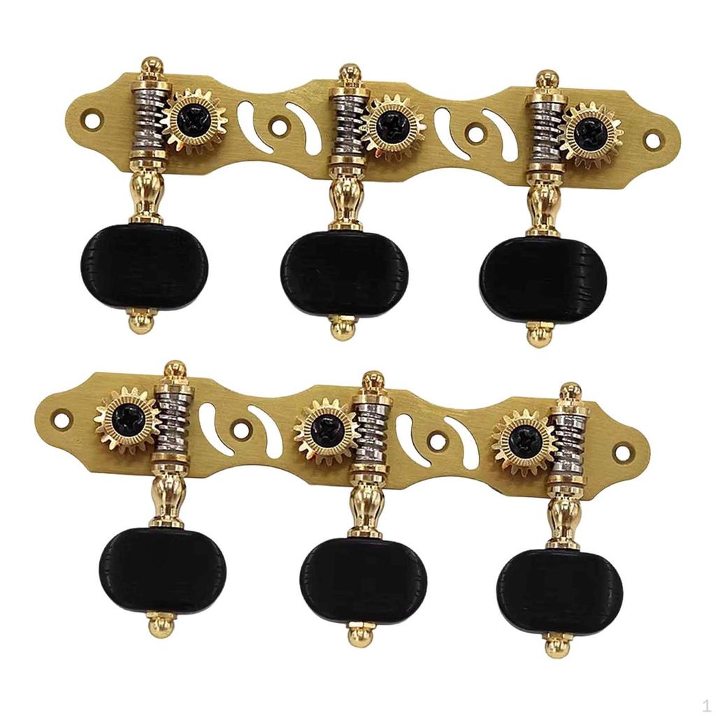 Pair Pegs for Classical Guitar Musical Instrument Accessories Professional with Screws Turner