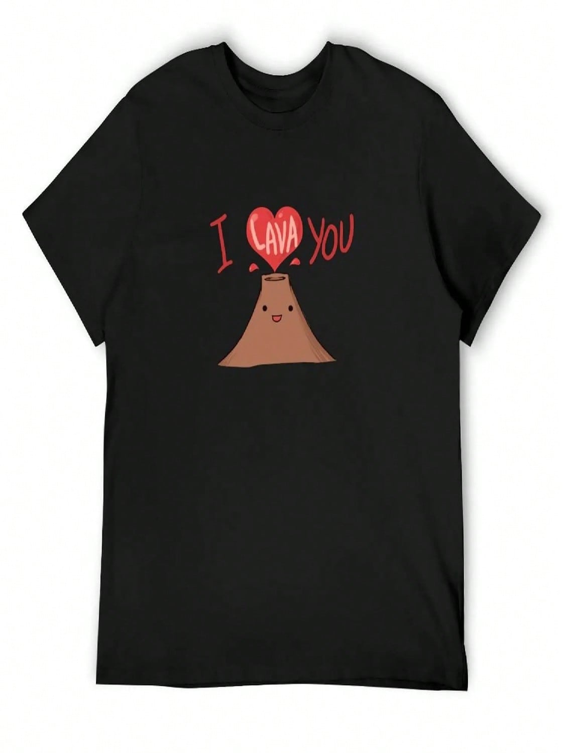 I LAVA YOU T-Shirt Blanks Graphic T Shirt Vintage Vintage Graphic Tee Anime Mens T Shirts Pack S разноцветный