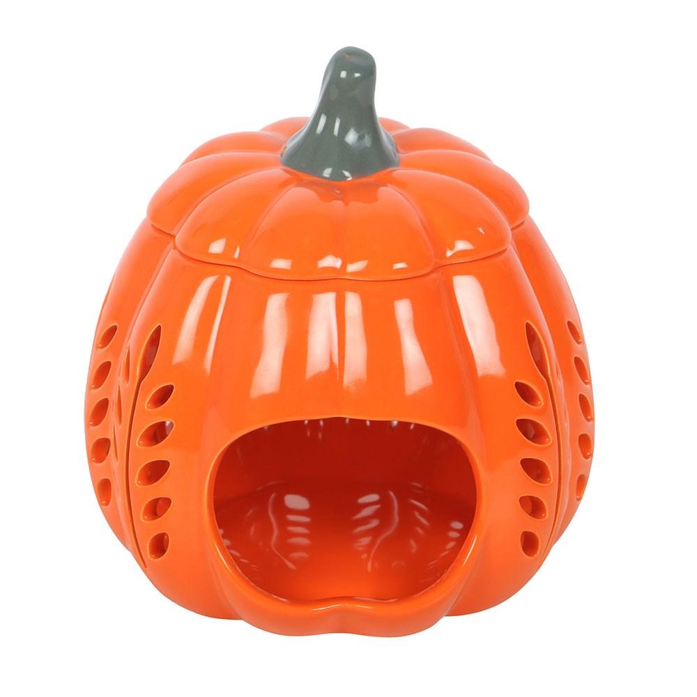 Something Different Leaf Cut Out Pumpkin Oil Burner