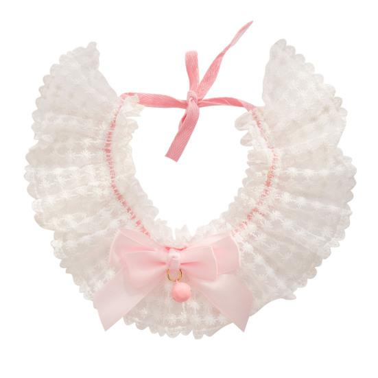 Bowknot Pet Collar Breathable Stylish Pet Supplies Lace Necklace Neck Strap