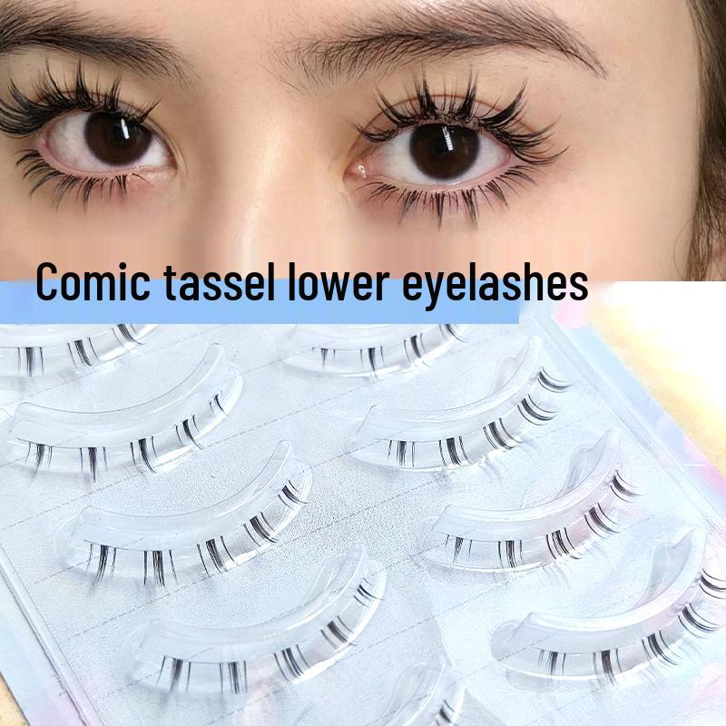 

Yue Jiao Niang Sweet Tassel Transparent False Lower Eyelashes