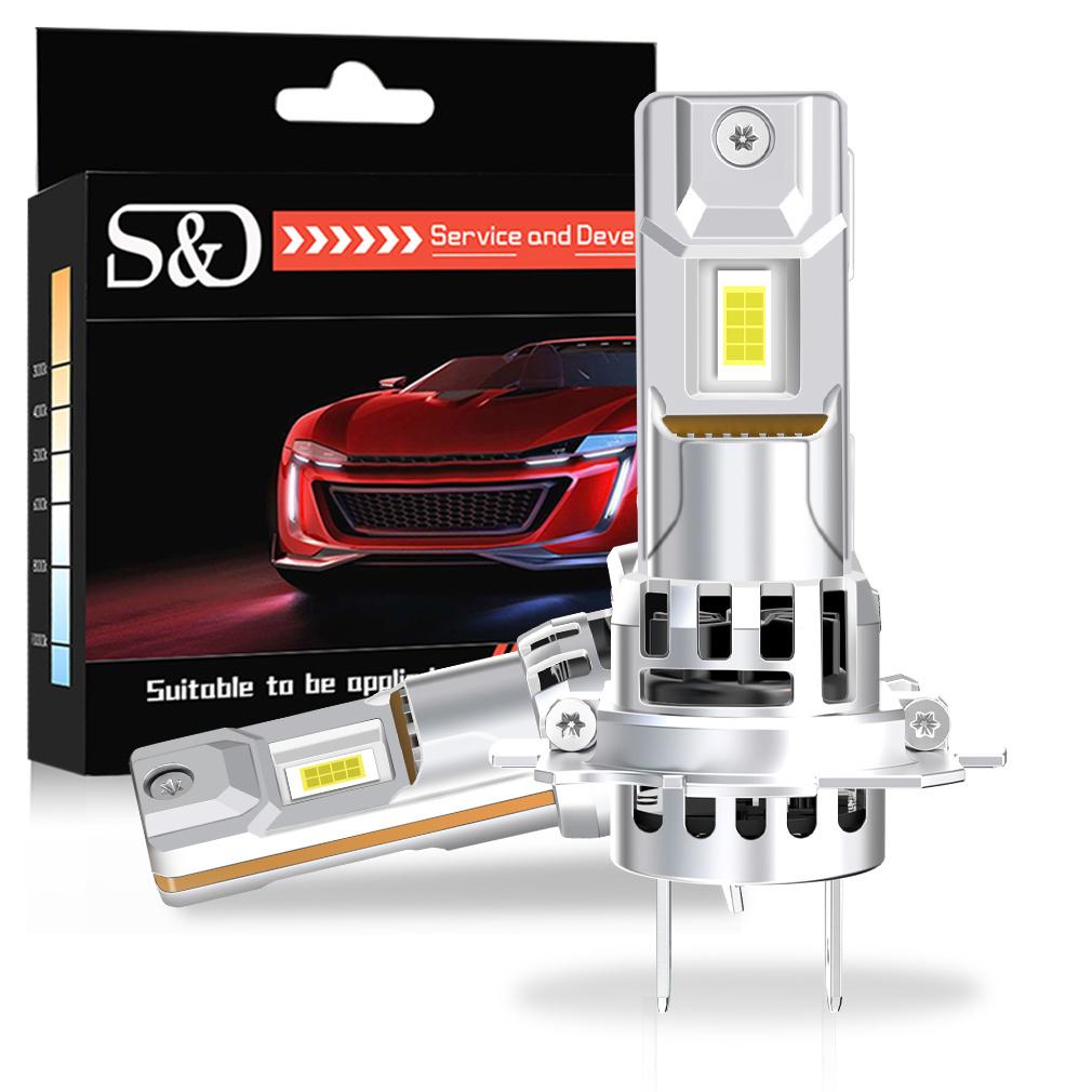 2Pcs 35000LM H7 LED Headlight Canbus Bulbs Mini Wireless H11 LED H8 70W Car Fog Light Turbo Headlamp Auto Plug&Play Lamp 6500K White