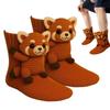 3D Knit Animal Socks Cozy Fuzzy Thick Warm cute Socks 3D Cute Jyora/raccoon/koala/ Rabbit/panda Knitted Socks Christmas Gift