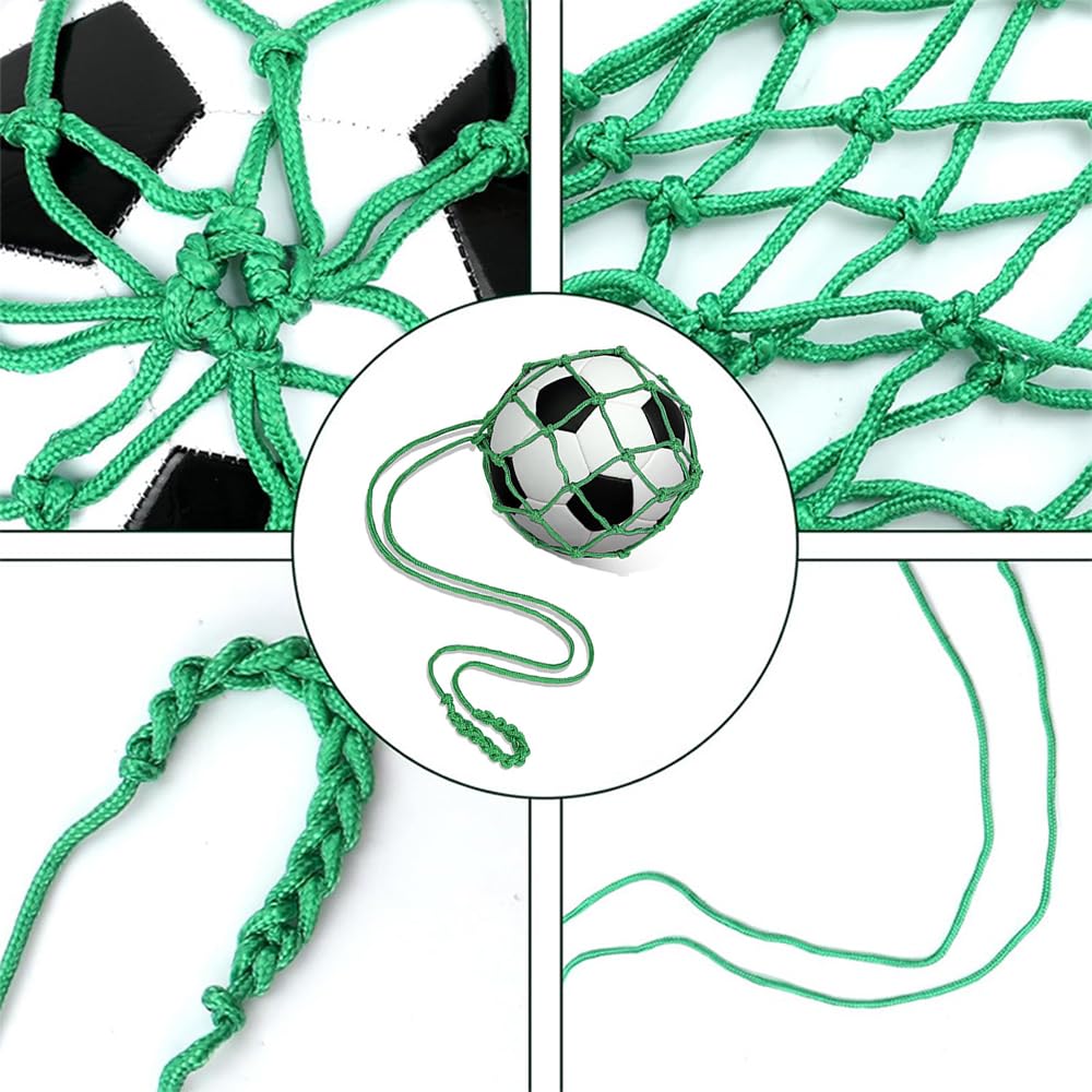 BIUTEFOR Soccer Ball Net Set of 3 Lifting Practice Easy