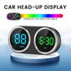 7-Farben HUD GPS-Tachometer Digitale Uhr mit Geschwindigkeitsüberschreitungsalarm KMH MPH