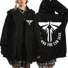 The Last of Us Mark Print Zipper Hoodie Men Women Retro High Quality Harajuku Zip Up Sweatshirt Fashion Oversized Jacket Hoodies