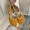 Fashion IPPEUM Tabi Sneakers Ballerina Shoes Women 2025 New Split Toe Ballet Flats
