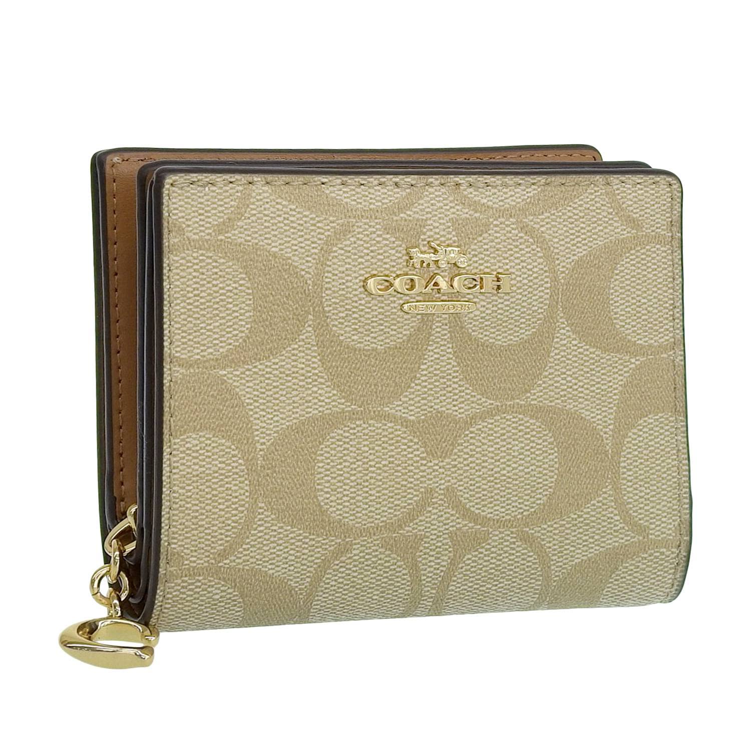 

Кошелек Bifold Outlet Folding Wallet Compact Signature Leather C3309 Snap Wallet SNAP WALLET [Coach] женский (LTKHAKI×LTSADDLEБЕЖЕВЫЙ/Бежевый) [Элемент]