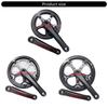 Folding Bike Crankset Chainring 52T/48T/40T Road Bicycles Chainwheel Crankset Folding Bike Chainring Replacement Parts
