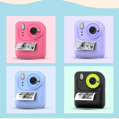 New 1080P HD Kids Print Camera Instant Photo Camera Thermal Paper Print Outdoor Photo Trip Birthday Gift Cameras