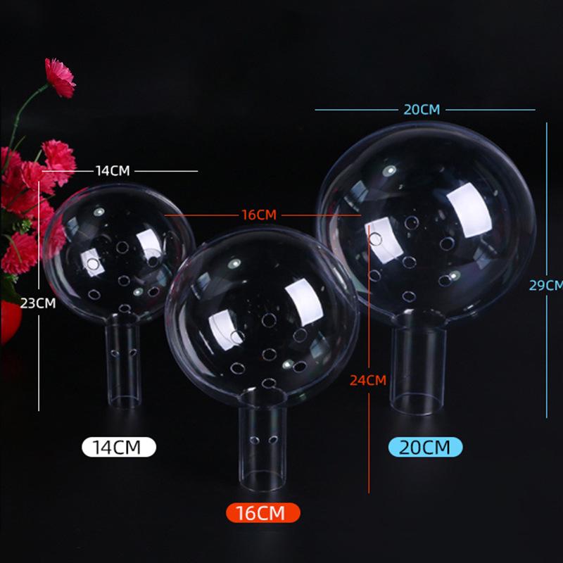 Clear Acrylic Christmas Ornament: Creative Hanging Ball for Holiday Decor or Preserved Flowers