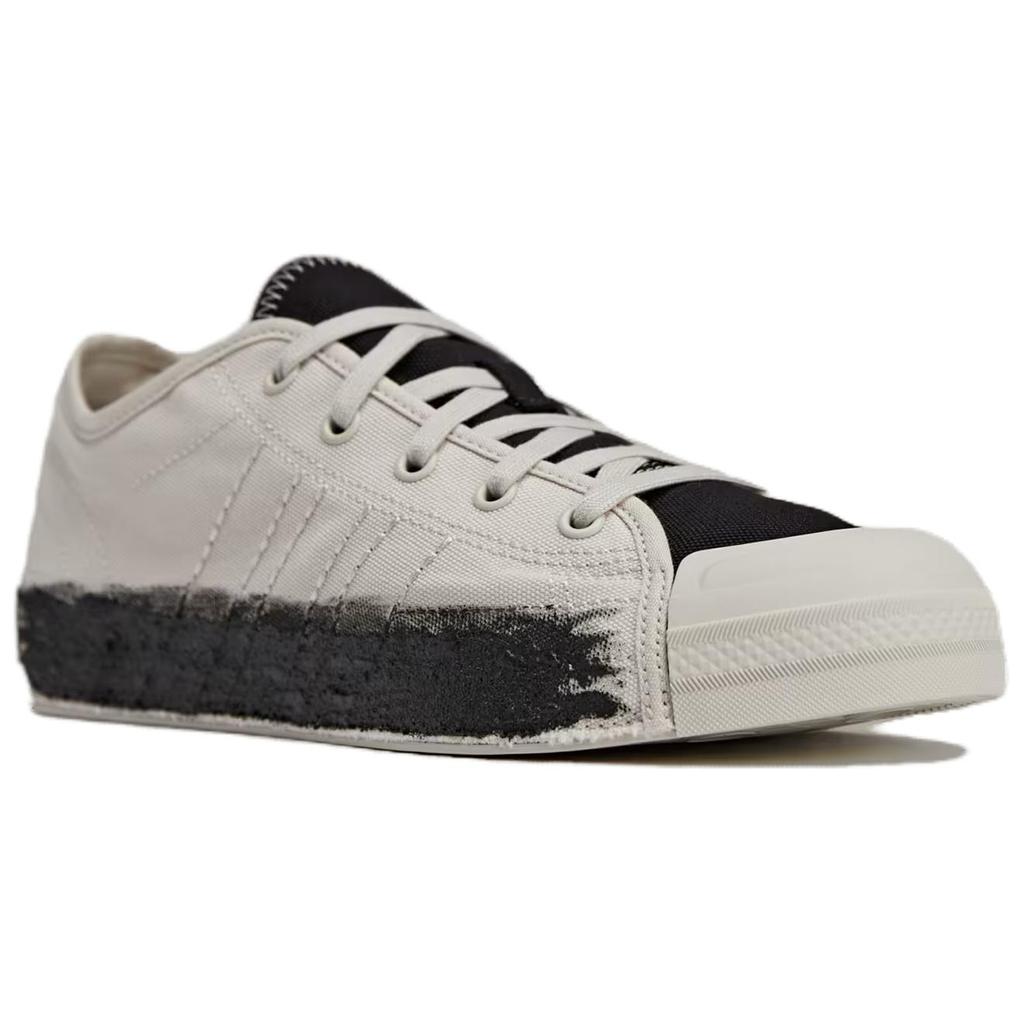 Adidas Y-3 Nizza Low Talc Black Unisex Sneakers Cream JQ2455