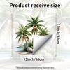 Tropical Coconut Island Landscape Self Adhesive Living Room Bedroom Balcony Stickers