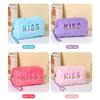Plush Makeup Bag Portable Travel Toiletry Bag Hand-held Cosmetic Storage Bag with