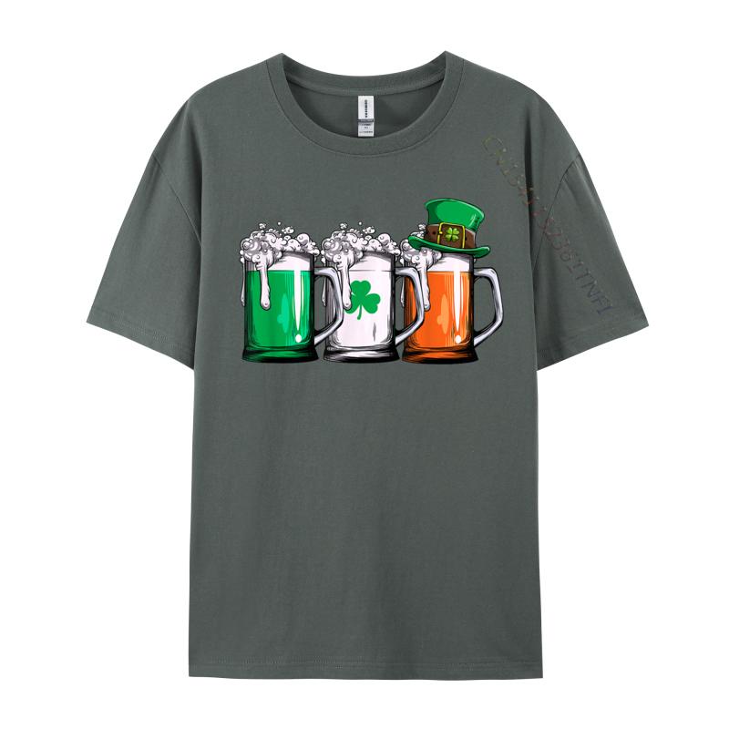 Irish Beer Ireland Flag St Patricks Day Leprechaun Printed Group Unisexs Top TShirts 2024 Hot Sale Fall Camisa Cotton Tops
