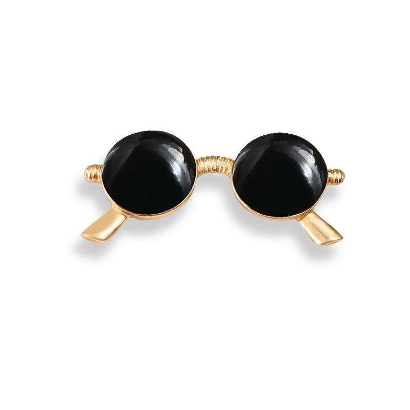 Xiao Zhan Style Mini Sunglasses Brooch Pin – Trendy Accessory for Clothing, Hats, and Bags