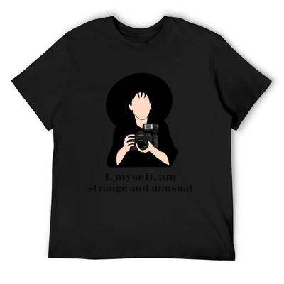 Ich selbst bin seltsam und ungewöhnlich T-Shirt übergroß Luxus Designer Sommeroberteil Anime T-Shirt Herrenbekleidung