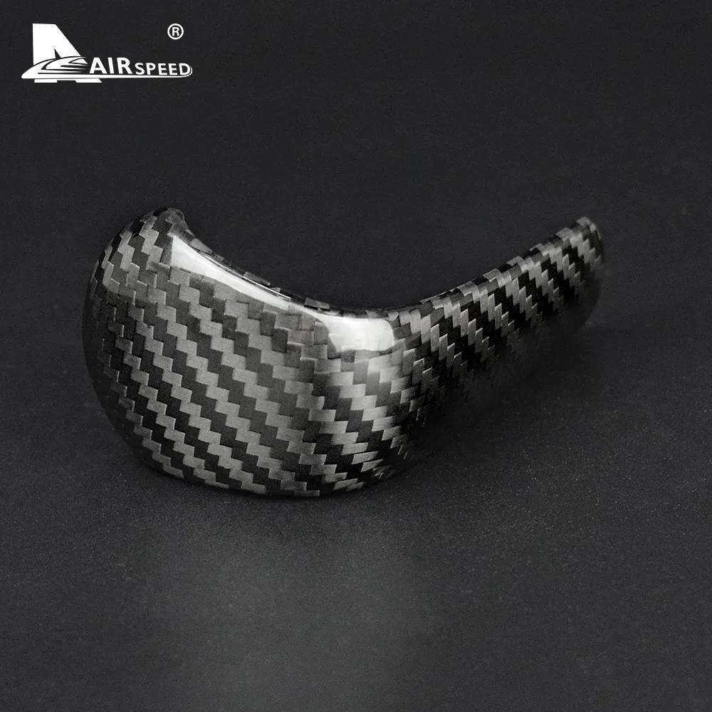 Real Carbon Fiber Sticker Gear Shift Knob Cover for Mazda CX3 CX4 CX5 CX8 ATENZA AXELA 2014 2015 2016 2017 2019 Accessories