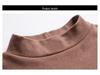 Men's Mock Neck Long-Sleeve Slim Fit Velvet Fleece T-Shirt