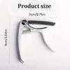Excellent Guitar Capo Adjustment Clip Precise Metal Tuning Easy Clamp for Acoustic Electric Guitar Durable Guitar Tuner Clip
