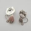 Cute and Quirky Retro Cats Earrings Adorable Cats Designs Earrings Elegant Ear Jewelry for Ladies and Students