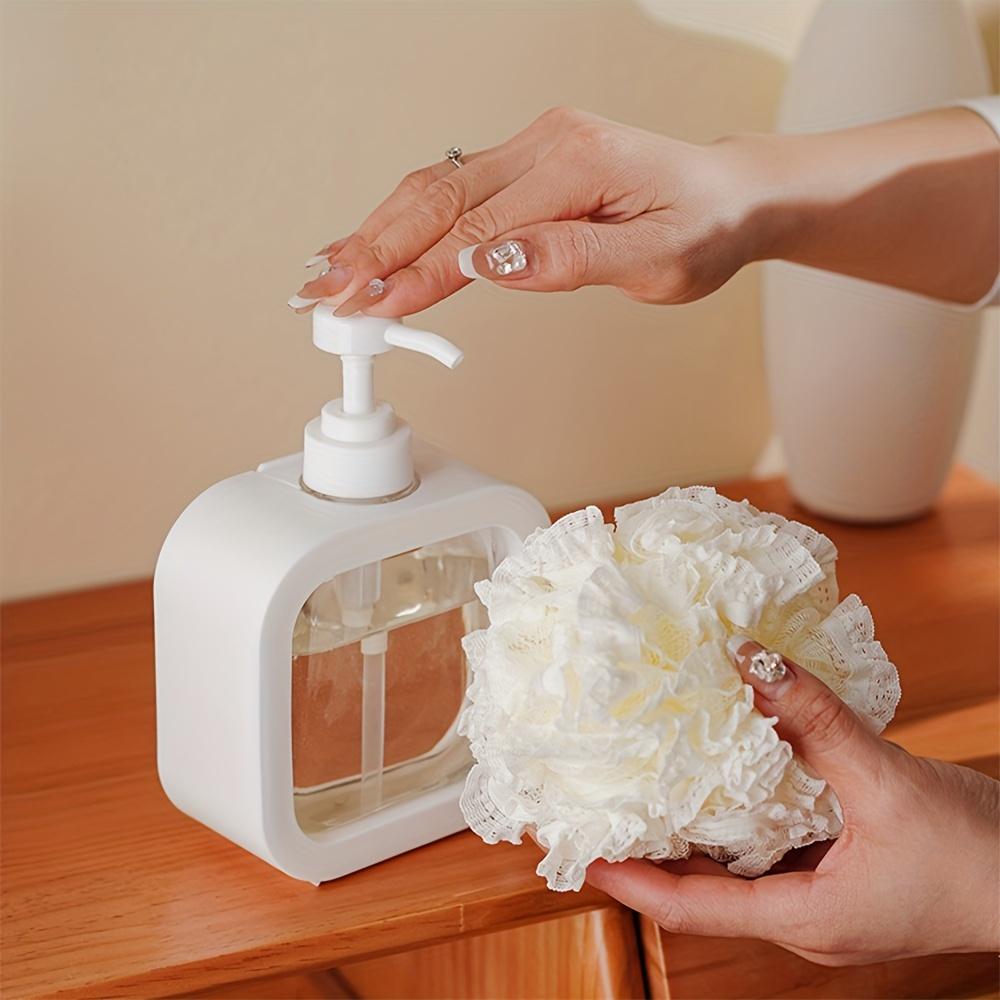 Large-capacity Travel Dispenser Bottle 500ml Shampoo Shower Gel Empty Bottle Pressing Clear Hand Sanitizer Bottle