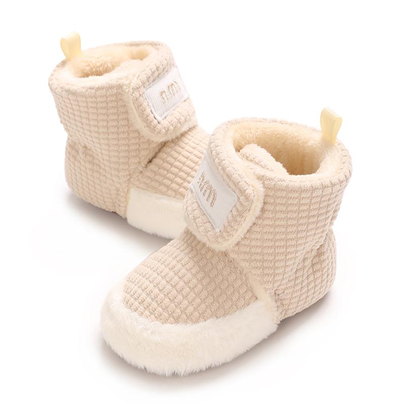 Stivali Invernali Bambini Maschi Femmine Neve Suola Morbida Antiscivolo Caldi Scarpe Piatte Primi Passi del Bambino Scarpe Stivali