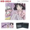Sailor Moon Wallet Summer New Cartoon Print Bifold Cute Short Purse for Teens Students Boys Girls