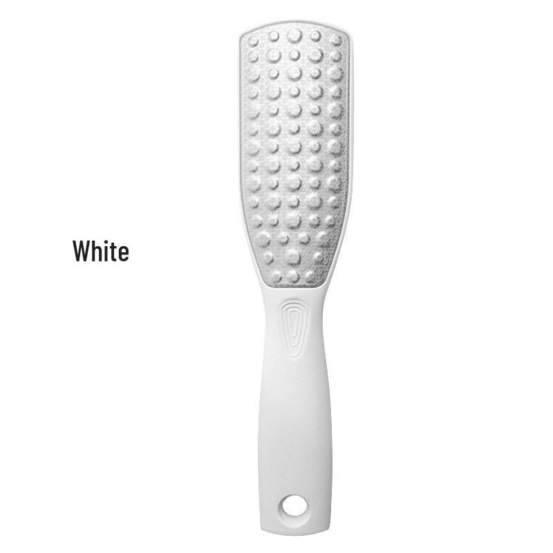 Double-Sided Stainless Steel Foot Scraper & Pumice Callus Remover белый