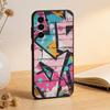 Cool Thing G-Graffiti A-Art Phone Case For Samsung S25,S24,S21,S22,S23,S30,Ultra,S20,Plus,Fe,Soft Silicone Black Cover
