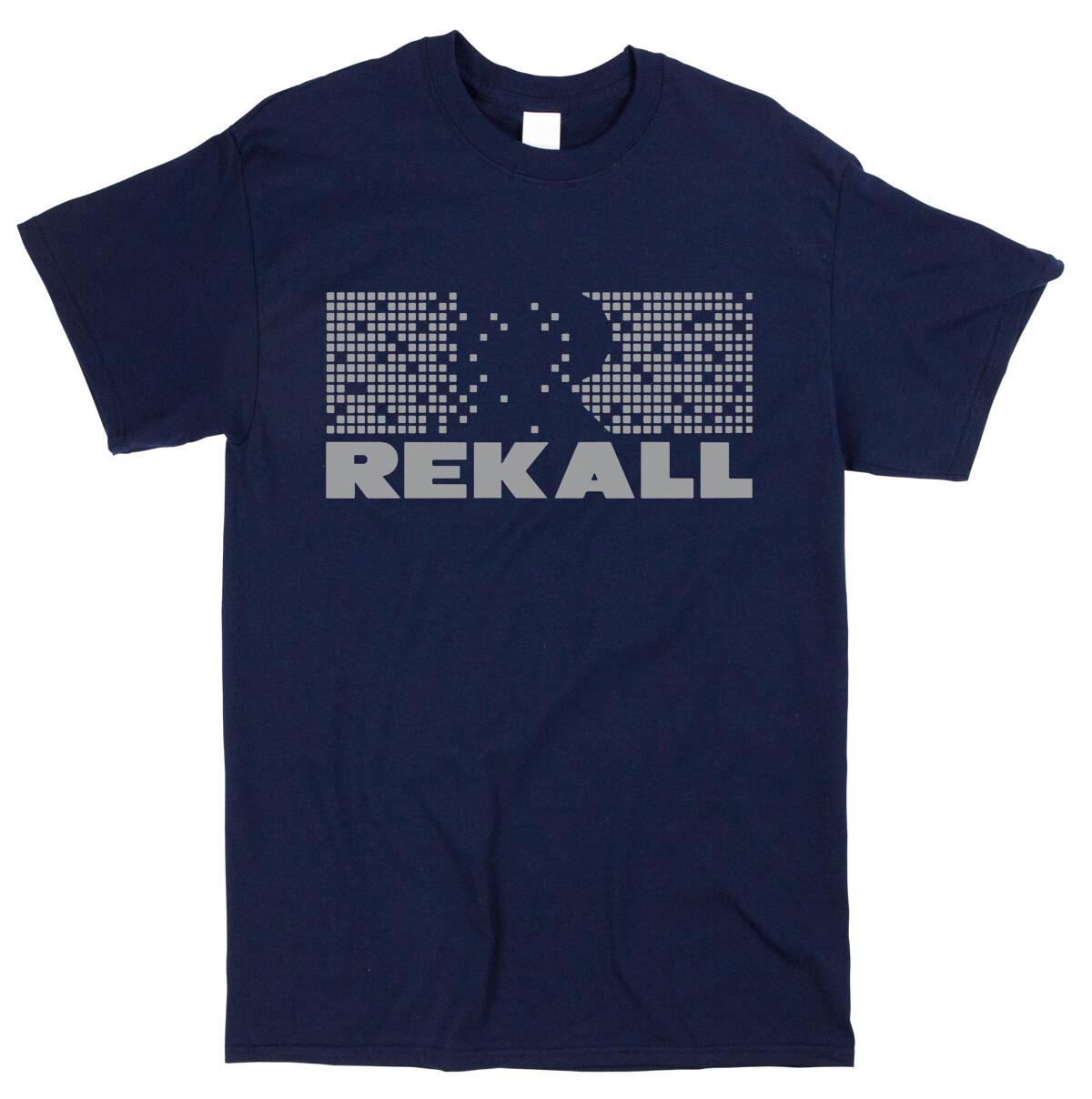 Rekall Total Recall Inspired T-shirt Retro Classic Cult 80s Film Movie Fan Tee XXXXL