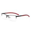 Outdoor Shade Anti-UV Sun Photochromic Gray Hyperopia Eyeglasses Semi-Rimless Resin Lens Prescription Glasses 0 +50 +75 To +600