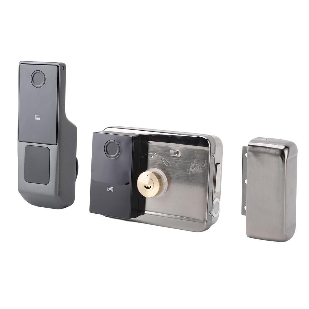 Intelock Wodoodporny Bezpieczny Zamek Elektroniczny do Drzwi z Odciskiem Palca i Hasłem z Pilotem dla